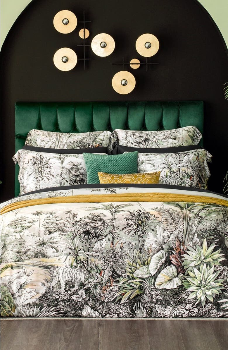 Togas Ilbama Duvet cover, Alternate, color, Green