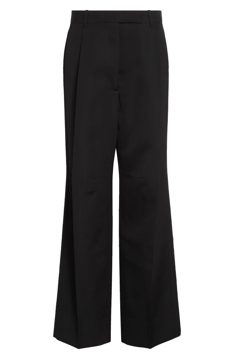 TOM FORD Pleated Wool Pants, Alternate, color, Lb999 Black