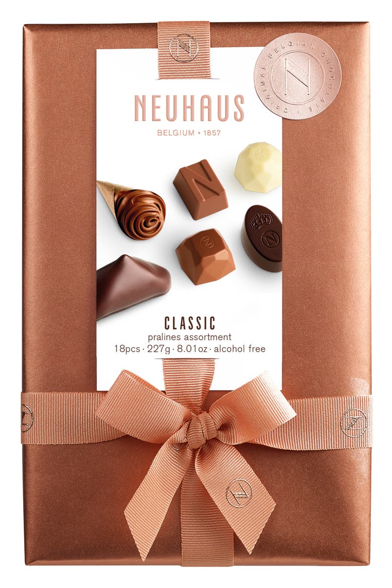 18-Piece Classic Praline Assortment Ballotin, Main, color, BROWN