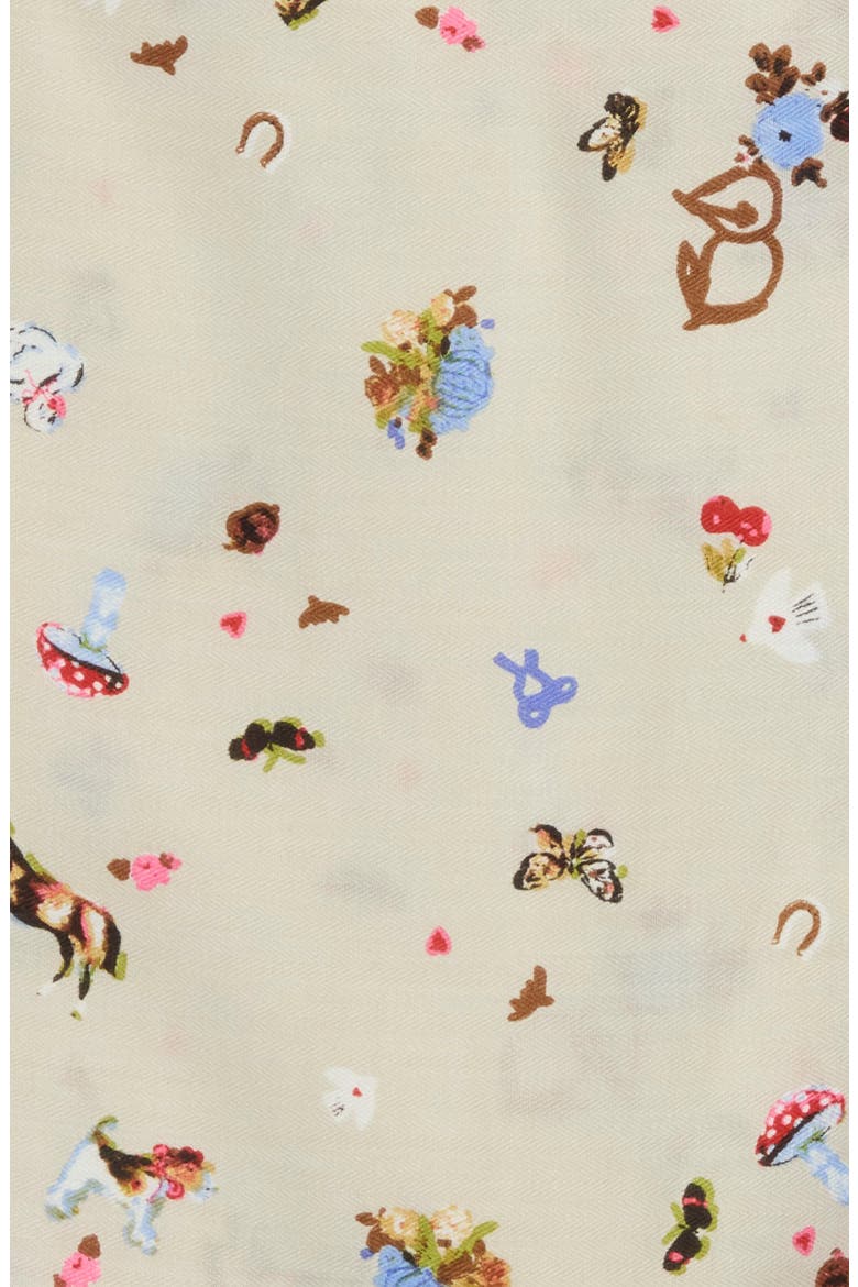 Whimsical Square Scarf, Main, color, OAT MULTI