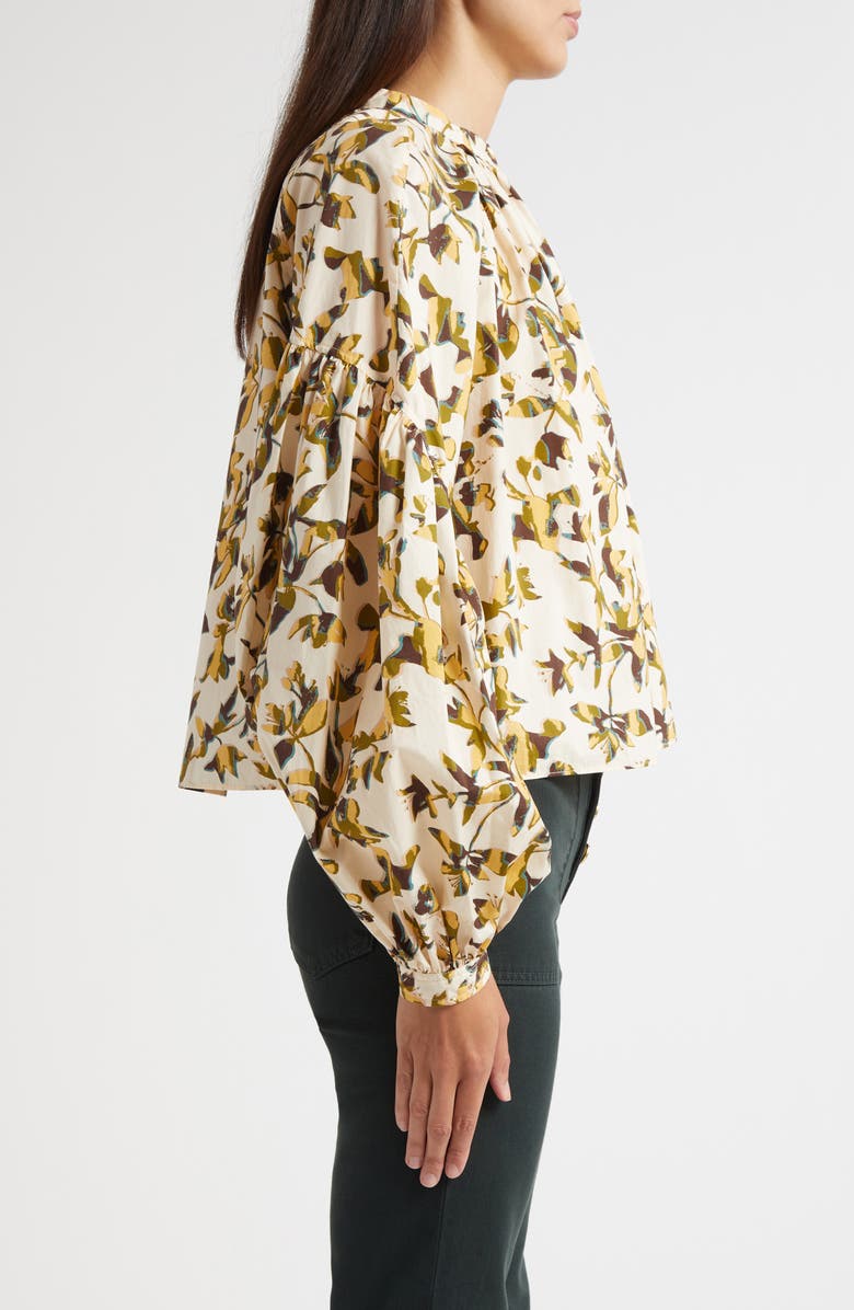 Ulla Johnson Rowena Print Shirt, Alternate, color, Lucent