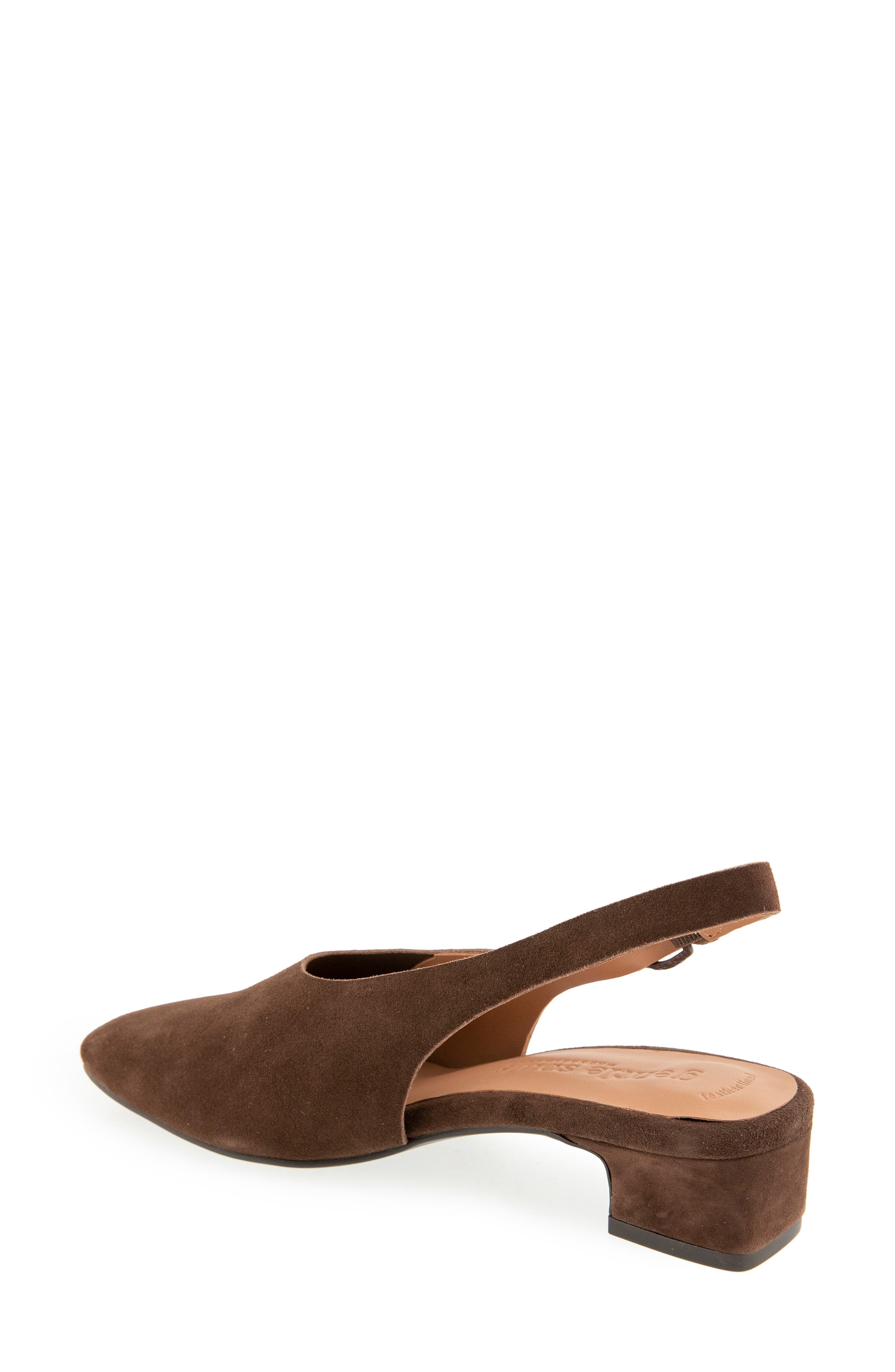 Kellis Slingback Pump, Alternate, color, CHOCOLATE SUEDE