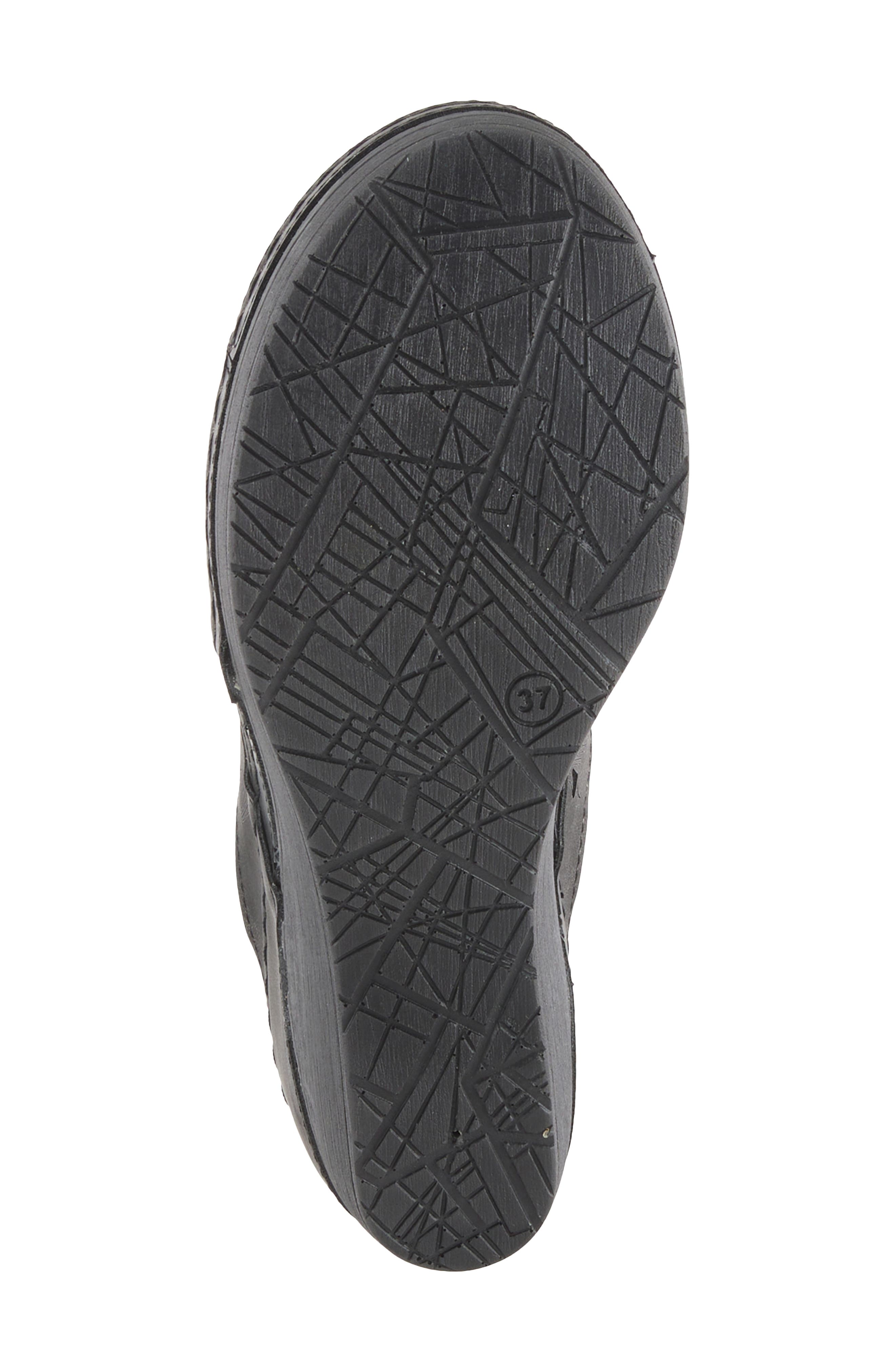 Flexus by Spring Step Dreiser Platform Wedge Slide Sandal, Alternate, color, Black