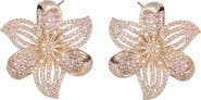 EYE CANDY LOS ANGELES Luo Floral CZ Stud Earrings