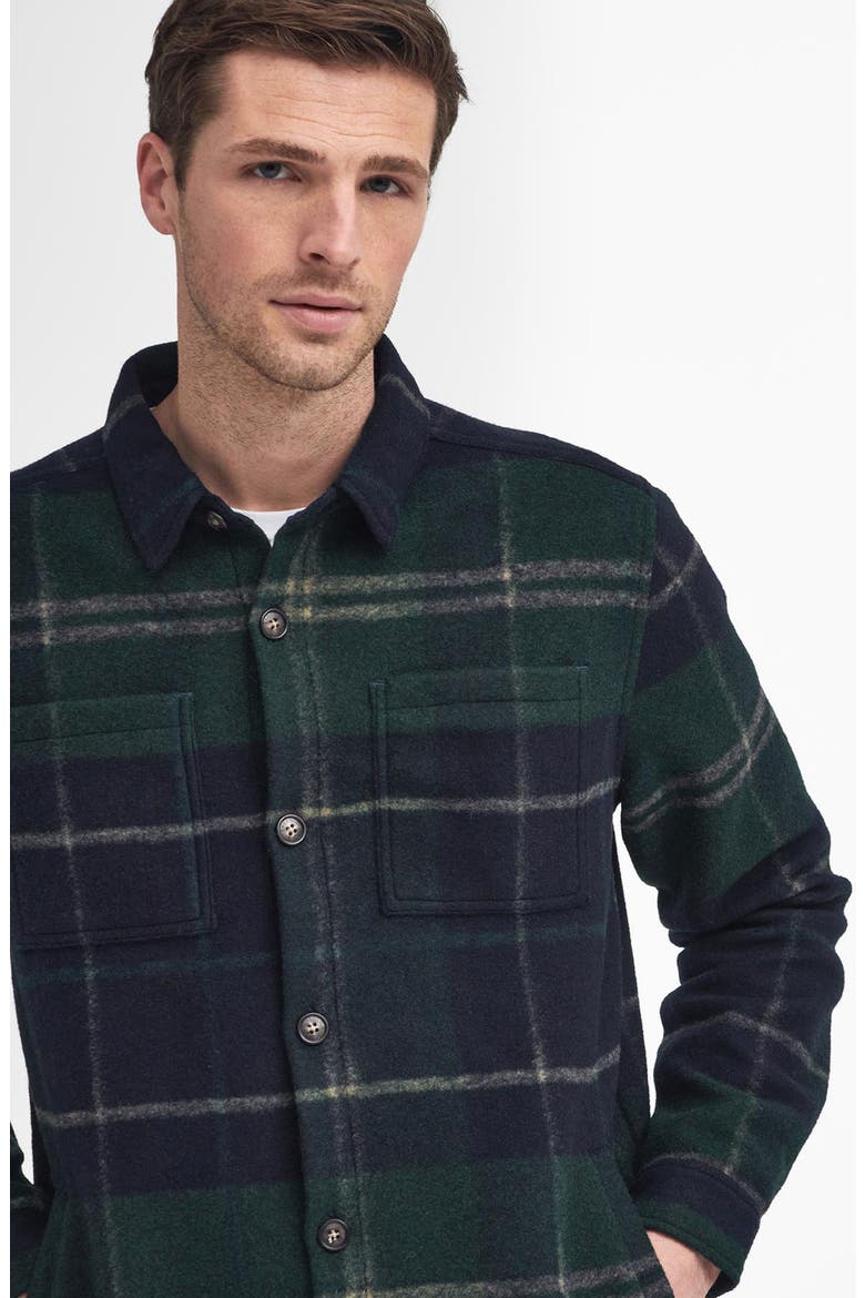 Chapter Plaid Overshirt, Alternate, color, GREEN LOCH TARTAN