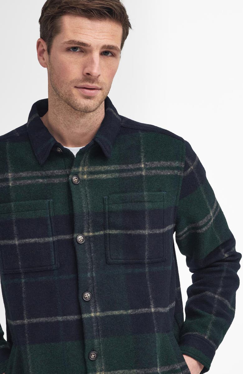 Barbour Chapter Plaid Overshirt, Alternate, color, 