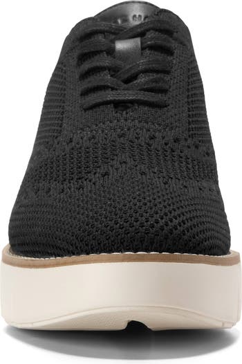 Cole Haan Women Shoes Cole Haan Grand City Platform Oxford (Black