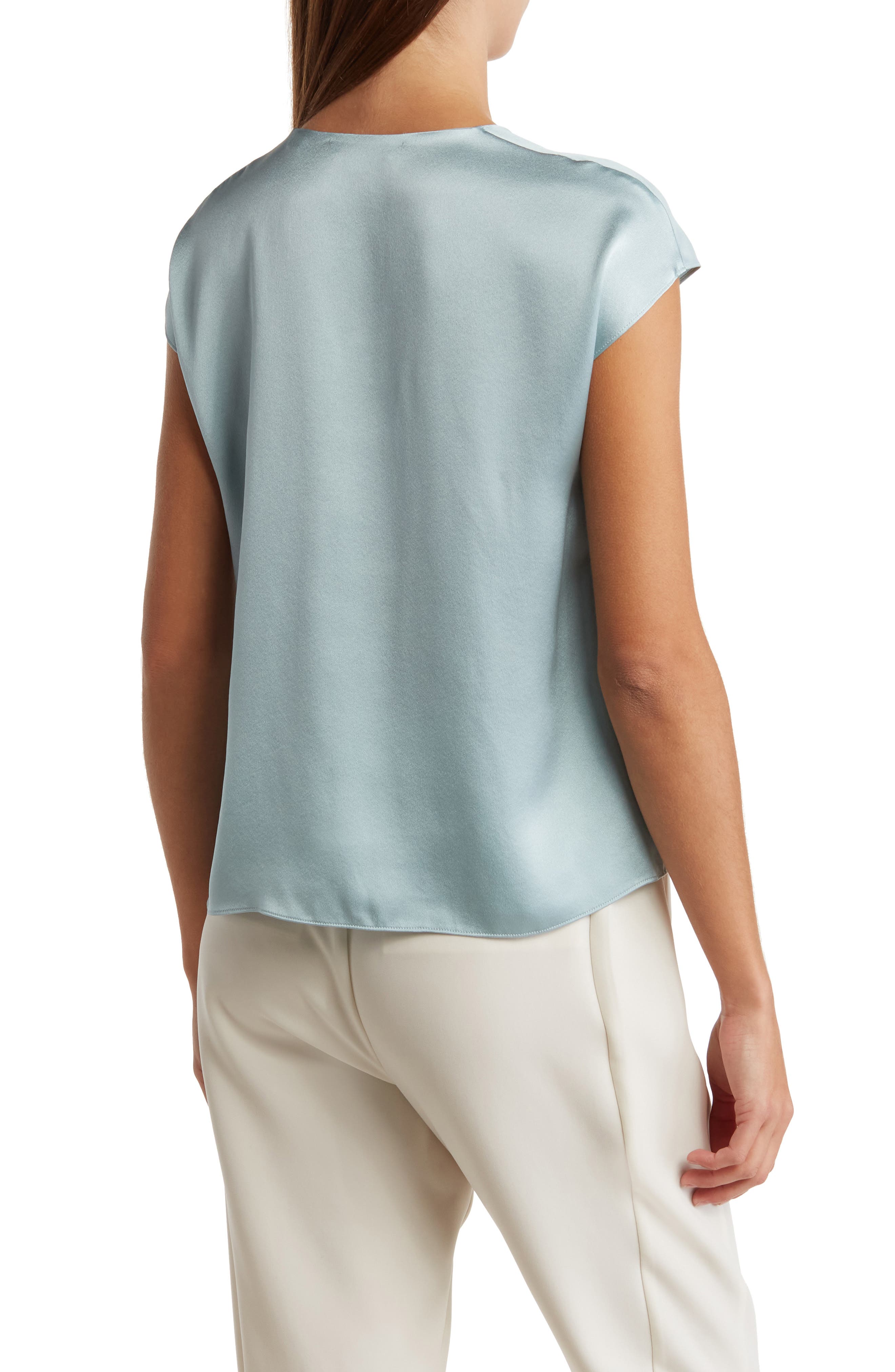 Vince V-Neck Drape Blouse (Women) | Nordstromrack