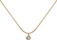 Monica Vinader Diamond Essentials 18k Gold Vermeil Lab Grown Diamond Necklace
