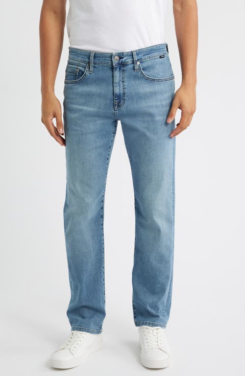 Matt Relaxed Straight Fit Jeans (Light Brushed Organic) (Regular & Big)