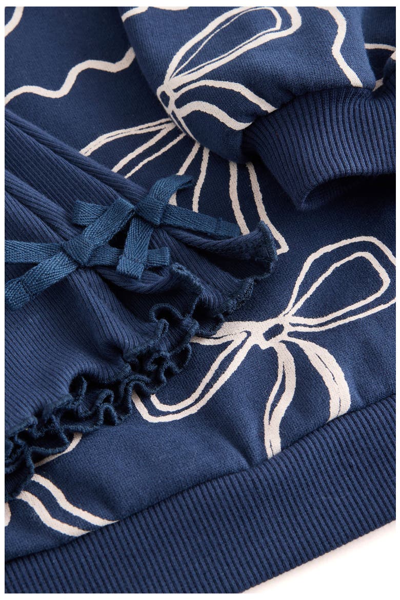 Print Sweatshirt & Flare Leggings Set, Alternate, color, BLUE