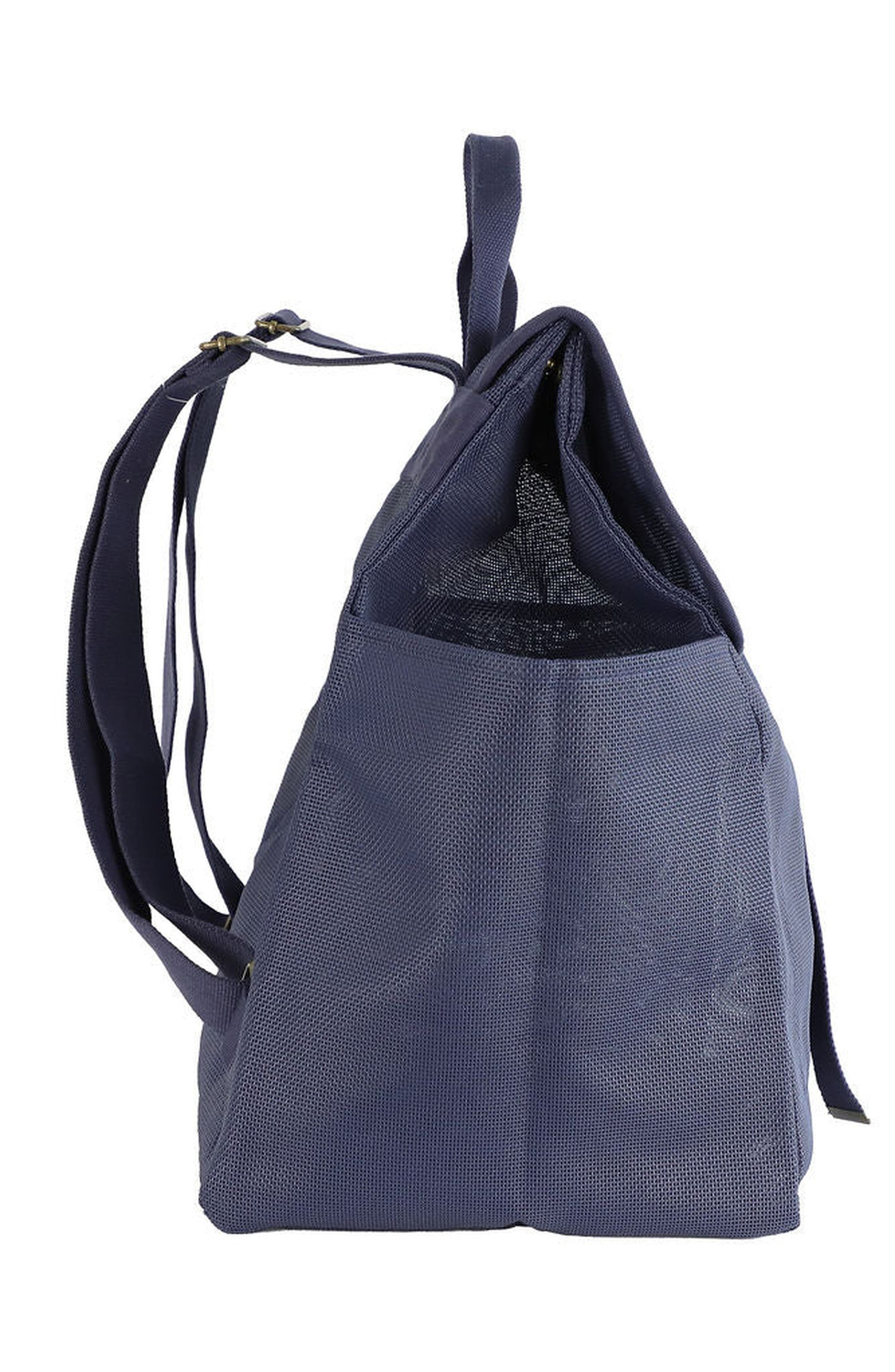 Beach Hauler Mesh Backpack, Alternate, color, Deep Sea Navy