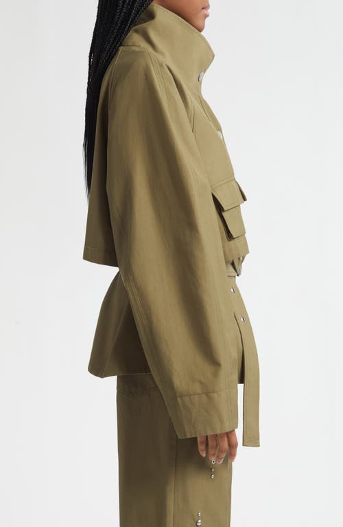 3.1 Phillip Lim Belted Utility Jacket In Brown