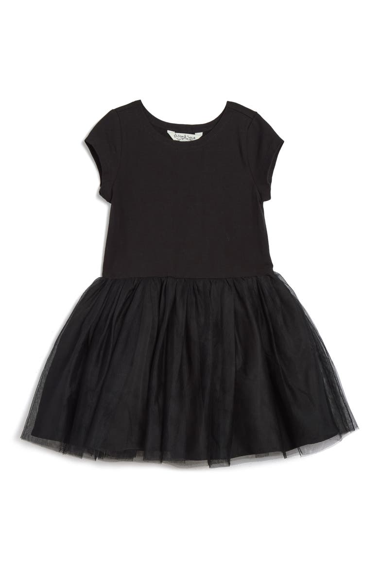 Kids' Maya Party Dress & Leopard Print Bomber Jacket Set, Alternate, color, PINK/ BLACK