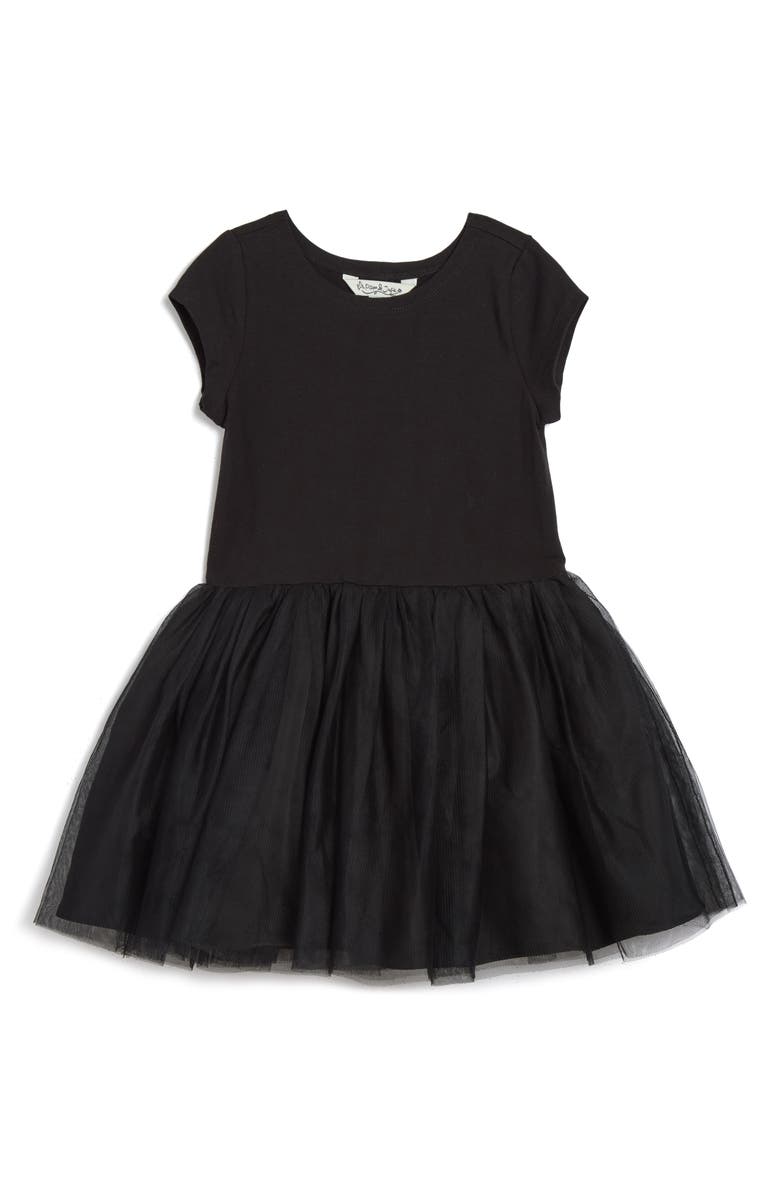 Pippa & Julie Kids' Maya Party Dress & Leopard Print Bomber Jacket Set, Alternate, color, Pink/ Black