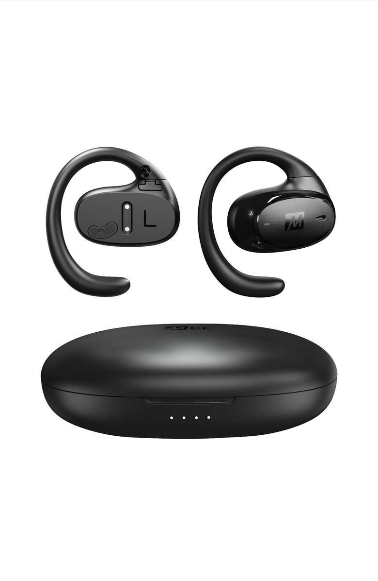 MEE audio AirHooks Pro Open Ear True Wireless Sports Headphones, Alternate, color, Black