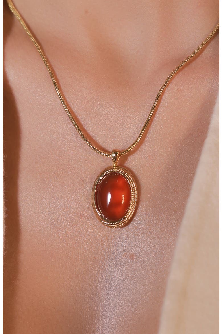 Babylon Necklace, Alternate, color, Red