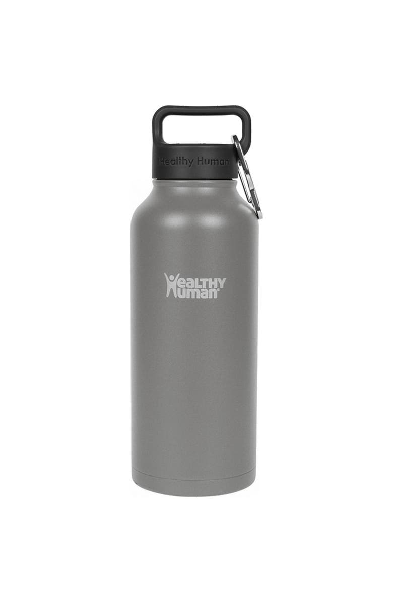 Healthy Human The Stein Water Bottle 32 oz, Main, color, Slate Gray