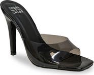 CHASE AND CHLOE Square Toe Mule Sandal