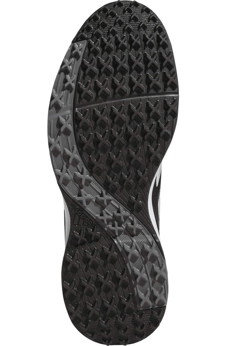 adidas Traxion Response Spikeless Golf Shoe, Alternate, color, Black/ Silver Metallic/ White