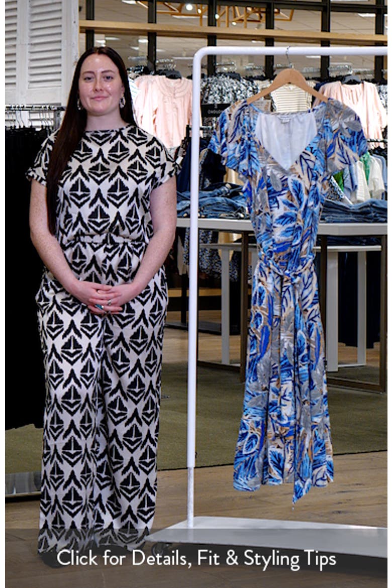 Frond Grove Print Dress video