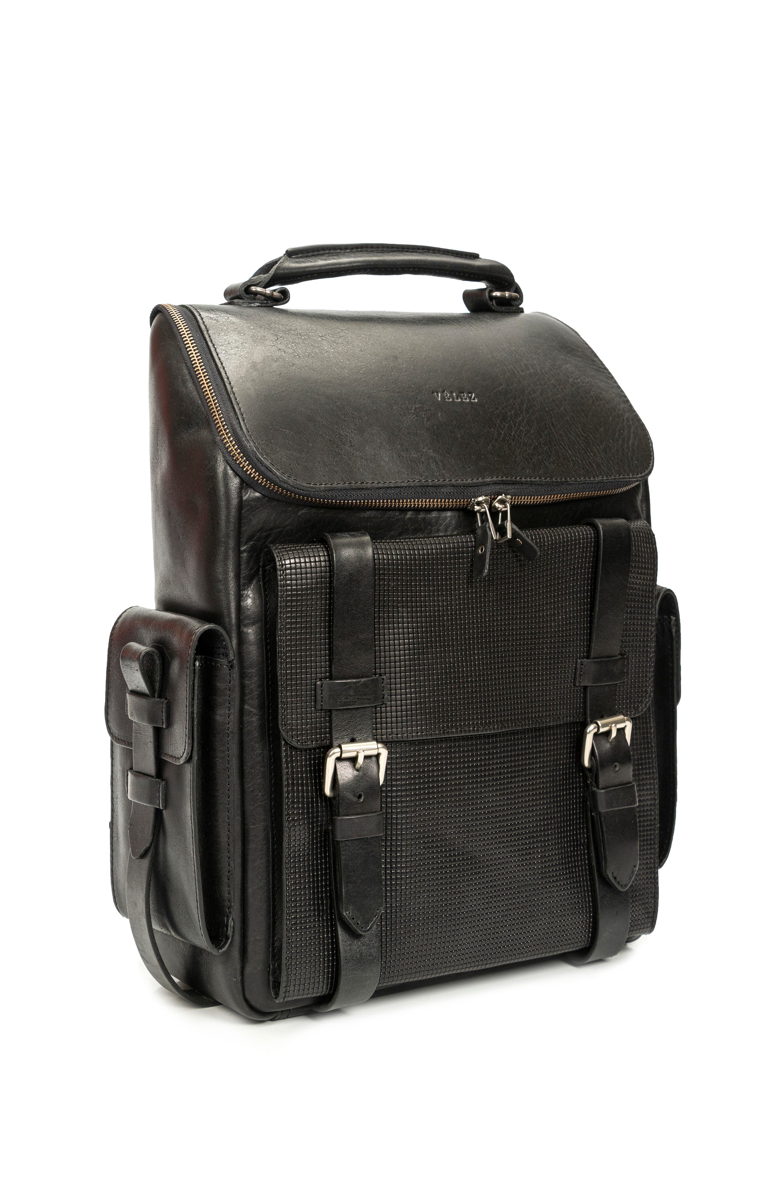 Velez Men New Archaeology Backpack in Vintage  Leather, Alternate, color, 