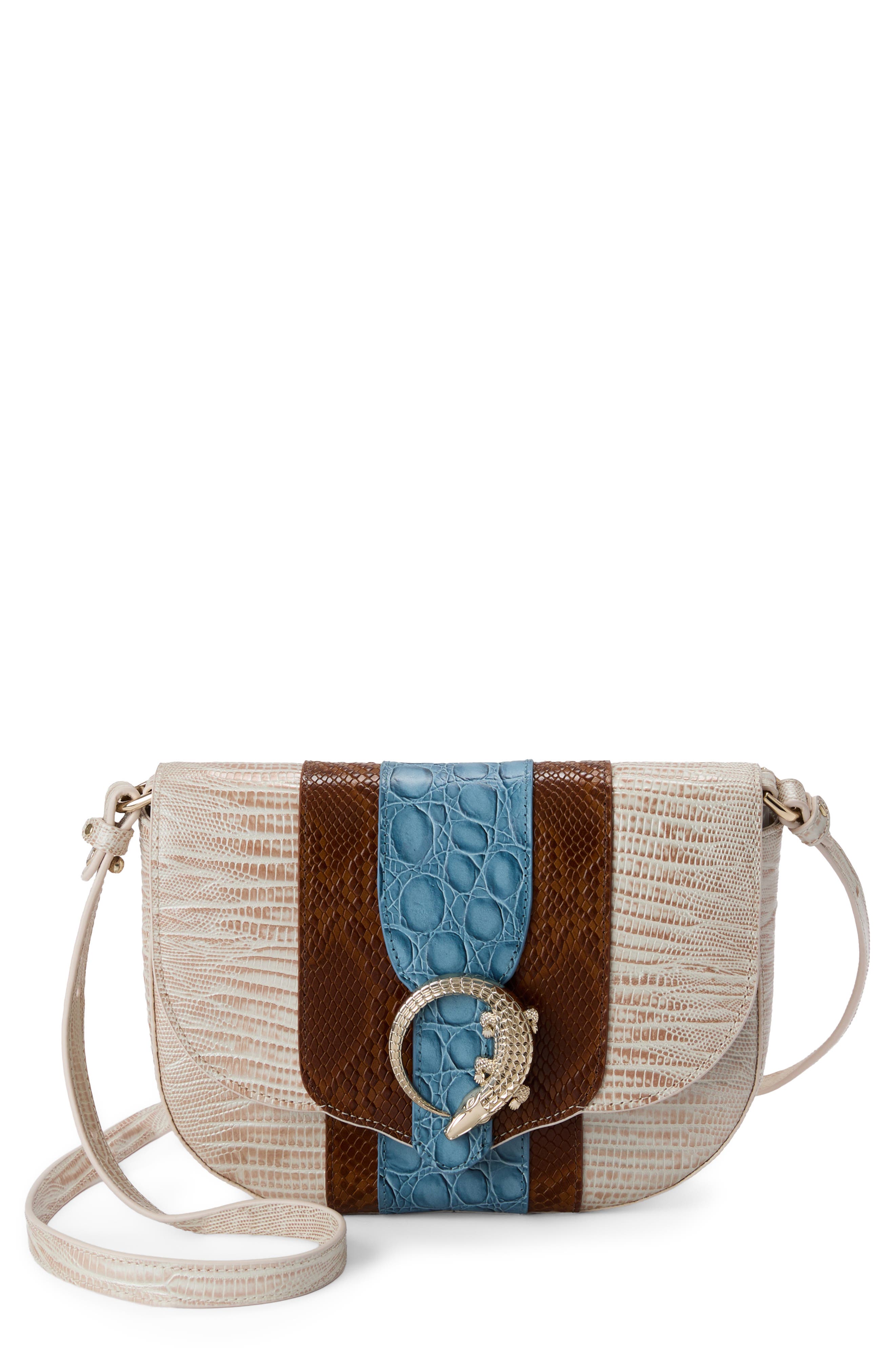 Brahmin Portia Leather Crossbody Bag In Multi