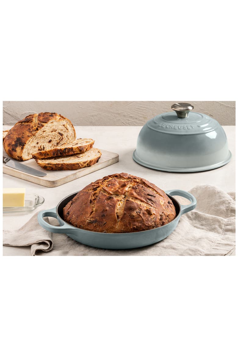 Enameled Cast Iron Bread Oven, Alternate, color, SEA SALT