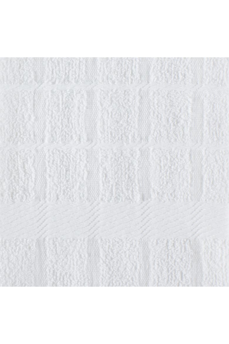 Solid Windowpane Terry Dishtowel Set/4, Alternate, color, White