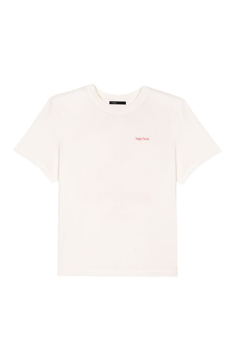 maje Printed T-shirt, Alternate, color, 