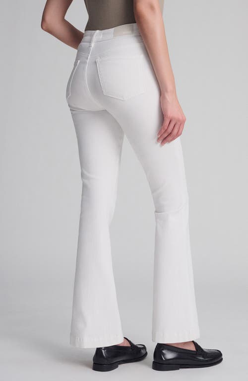 Mavi Jeans Sydney Mid Rise Flare Jeans In White