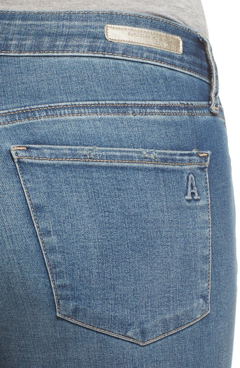 Articles of Society Karen Ripped Crop Skinny Jeans, Alternate, color, 