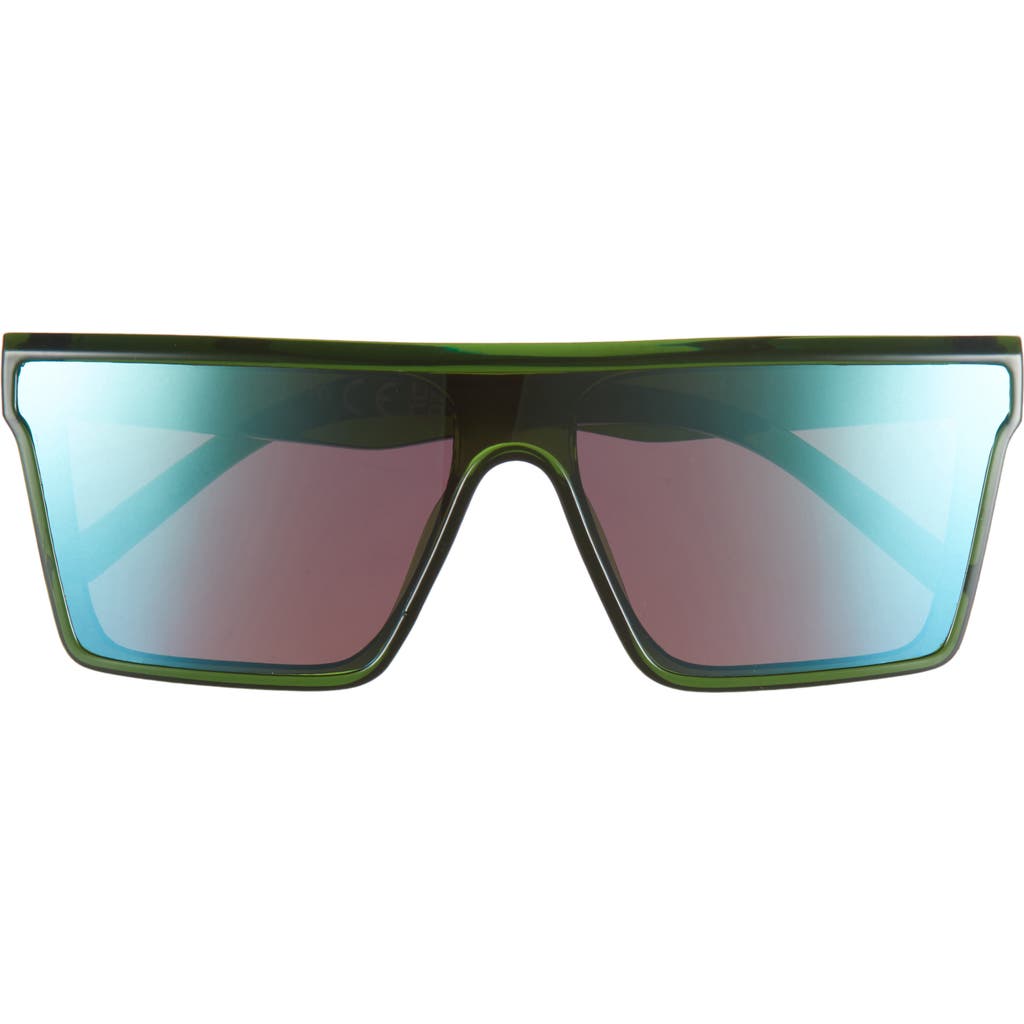 Vince Camuto 142mm Shield Sunglasses In Olive