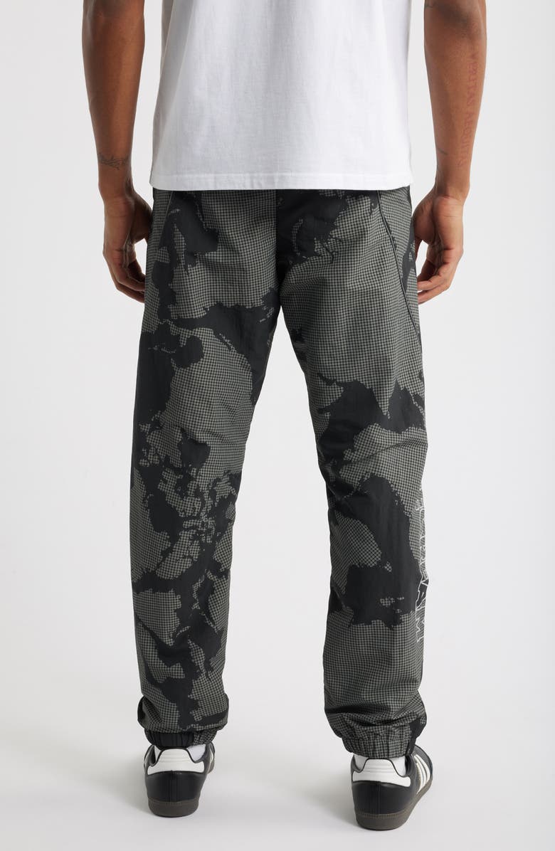 ICECREAM Global Drawstring Nylon Pants, Alternate, color, Black