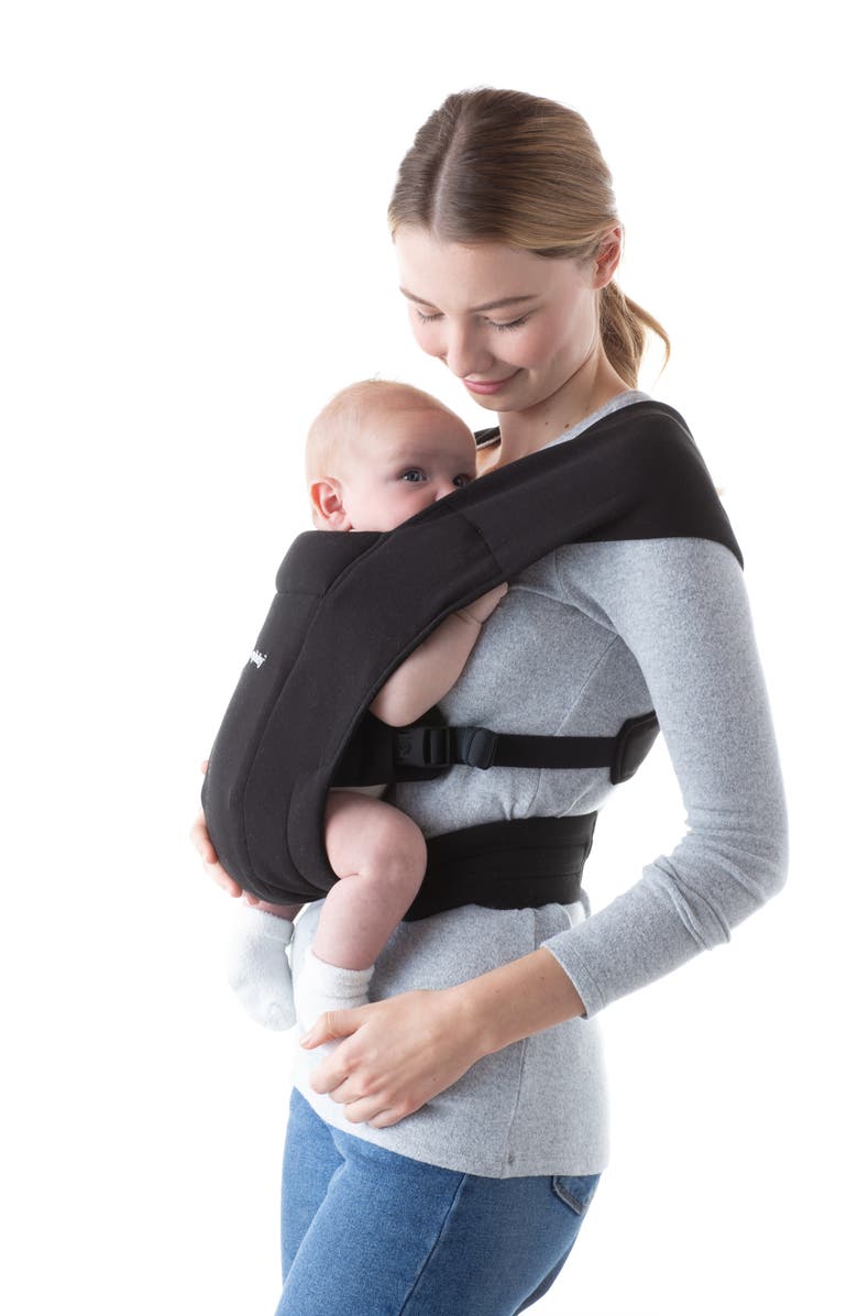 ERGObaby Embrace Baby Carrier, Alternate, color, Pure Black