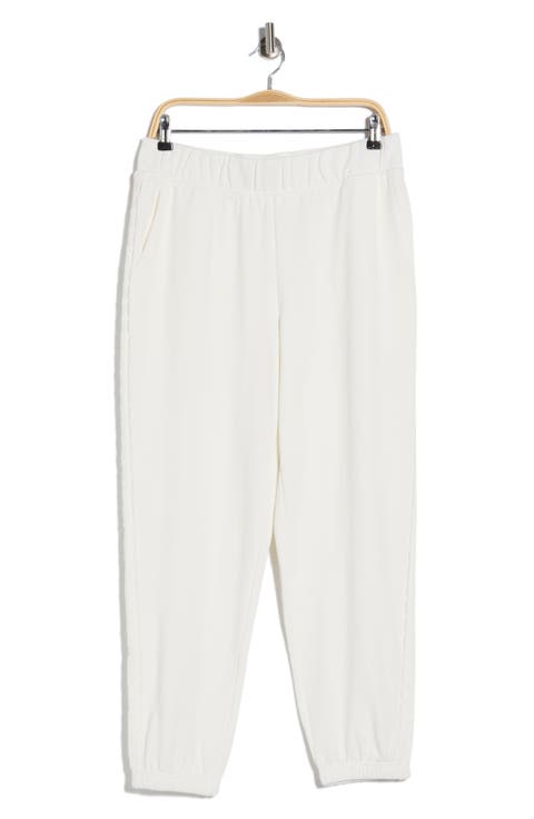 Stone Wash Lace Trim Joggers