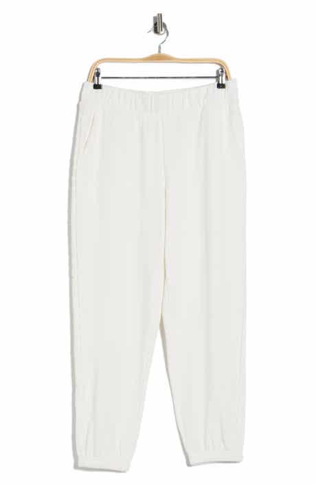 YOGALICIOUS Stone Wash Lace Trim Joggers