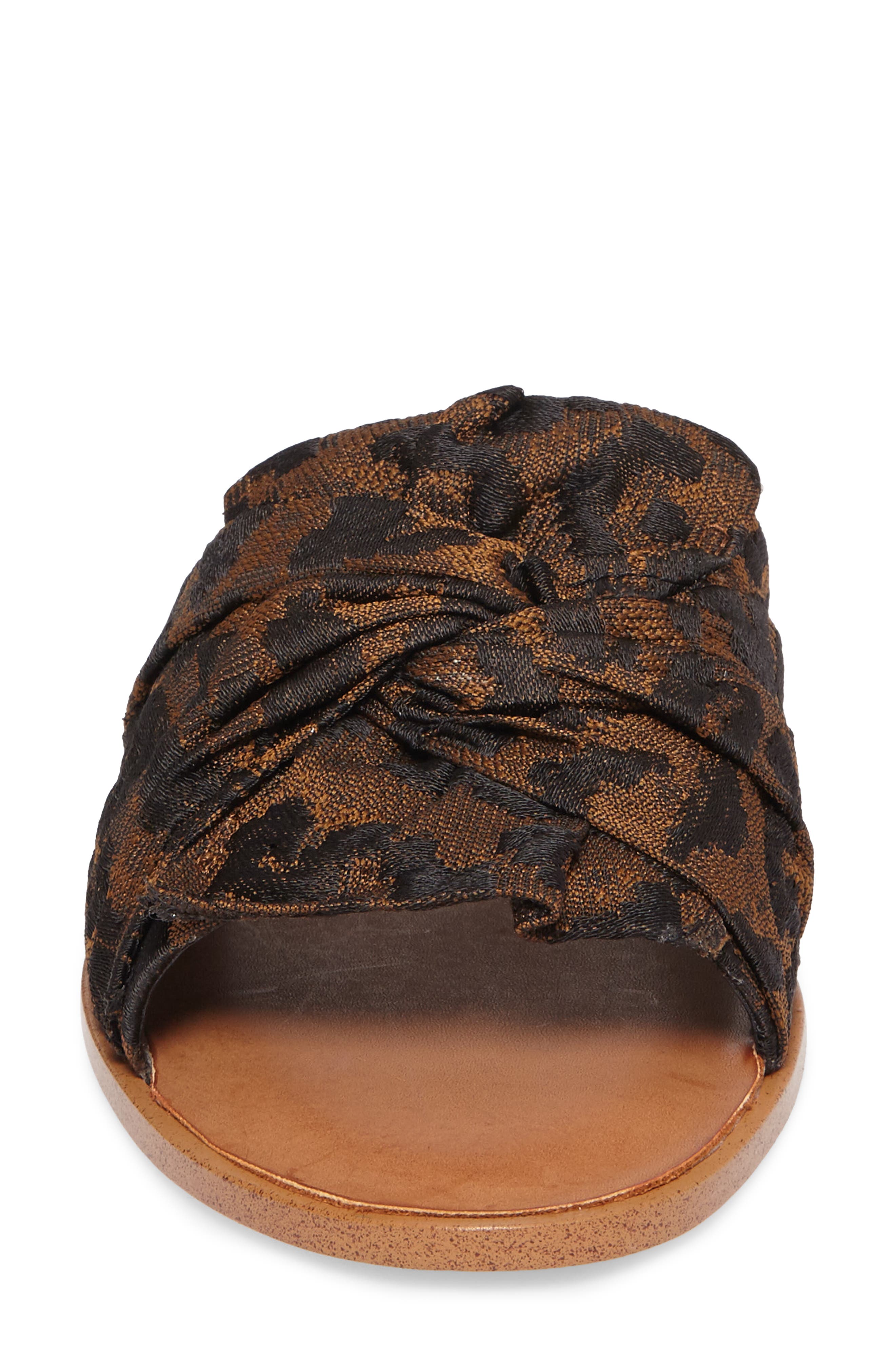 Chevonn Slide Sandal, Alternate, color, BROWN MULTI FABRIC