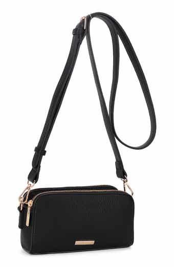 Clara Small Faux Leather Crossbody Bag