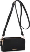 Mali + Lili Clara Small Faux Leather Crossbody Bag