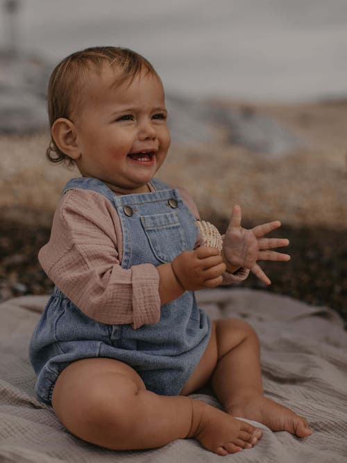 The Simple Folk The Stone Romper In Light Denim