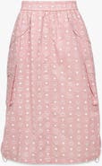 MCM Monogram Midi Skirt in Recycled Nylon
