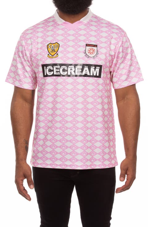 Frappe Short Sleeve Mesh V-Neck Jersey
