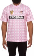 ICECREAM Frappe Short Sleeve Mesh V-Neck Jersey