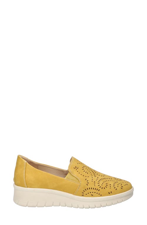 Easy Street Ying Perforated Slip-on Sneaker In Yellow