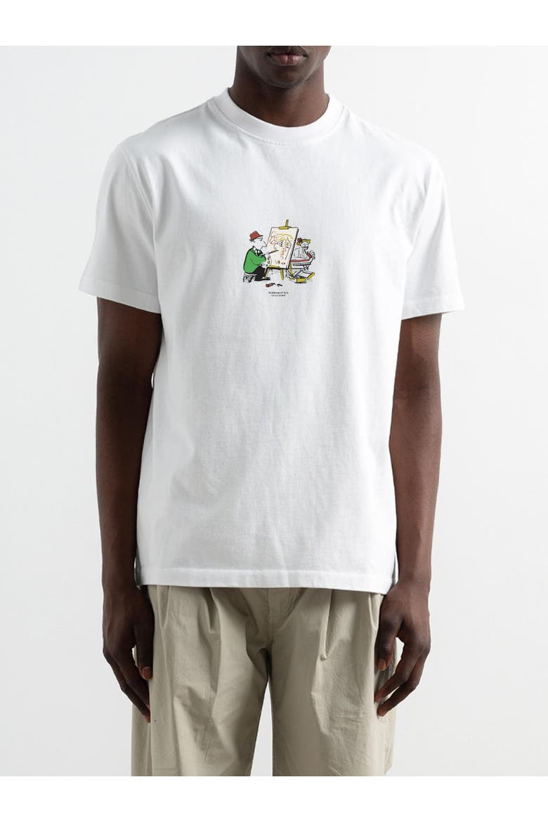 Avant Garde Printed T-Shirt, Alternate, color, Plain White
