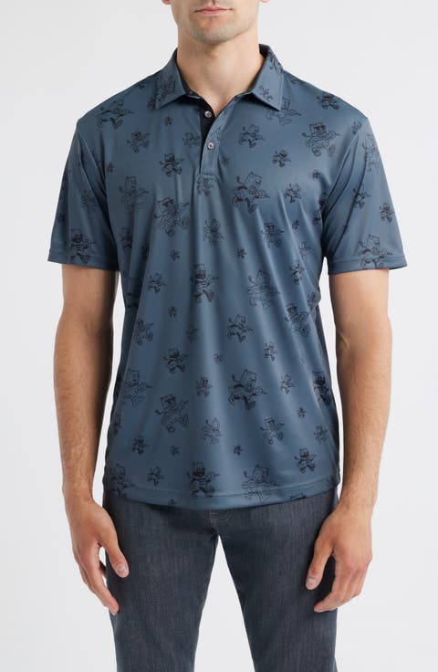 Bill Novelty Print Polo