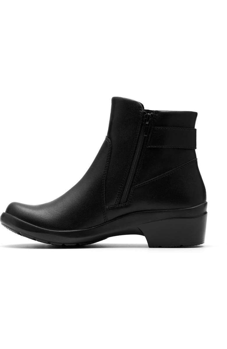 Clarks<sup>®</sup> Angie Serena Ankle Boot, Alternate, color, Black Leather