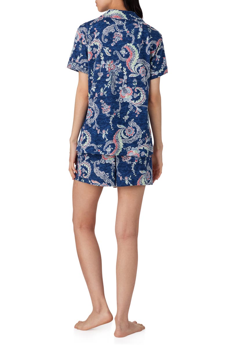 Lauren Ralph Lauren Print Cotton Blend Short Pajamas, Alternate, color, 
