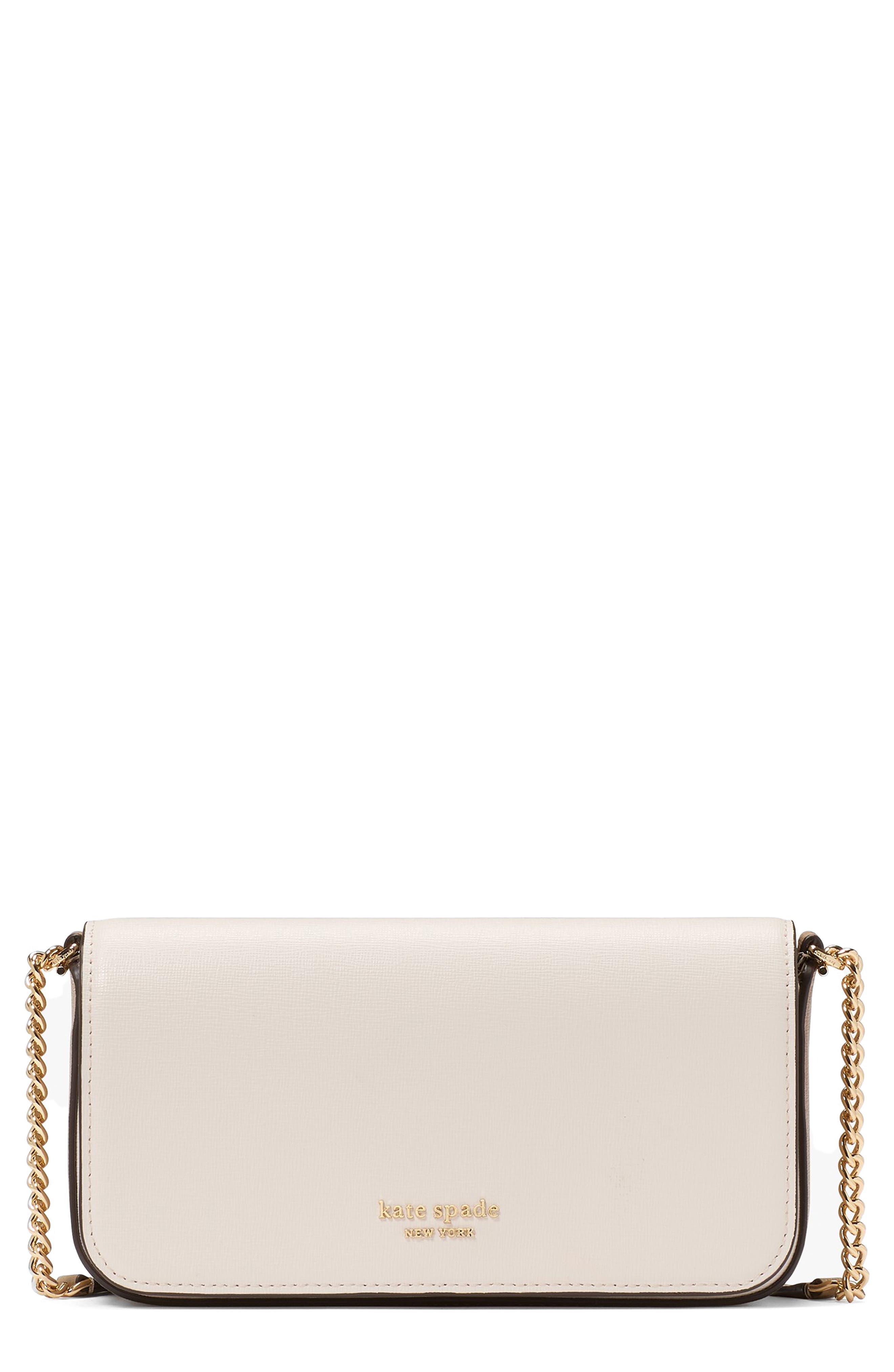 devin leather chain strap crossbody bag, Main, color, TIMELESS TAUPE MULTI